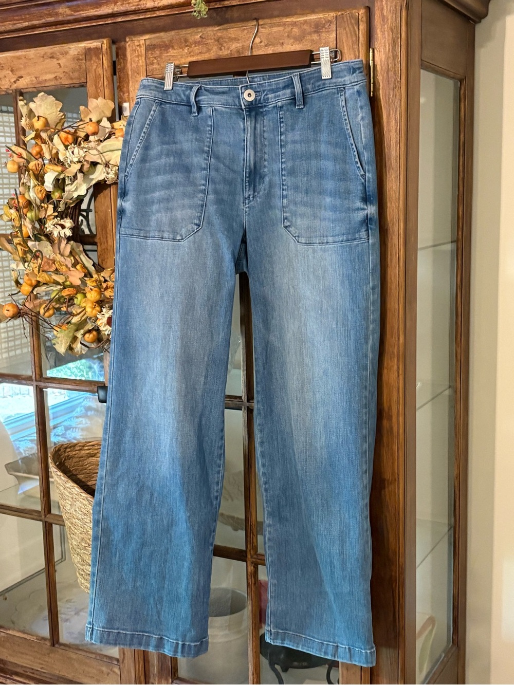 J. Jill Women's Medium Blue wide Leg Jeans